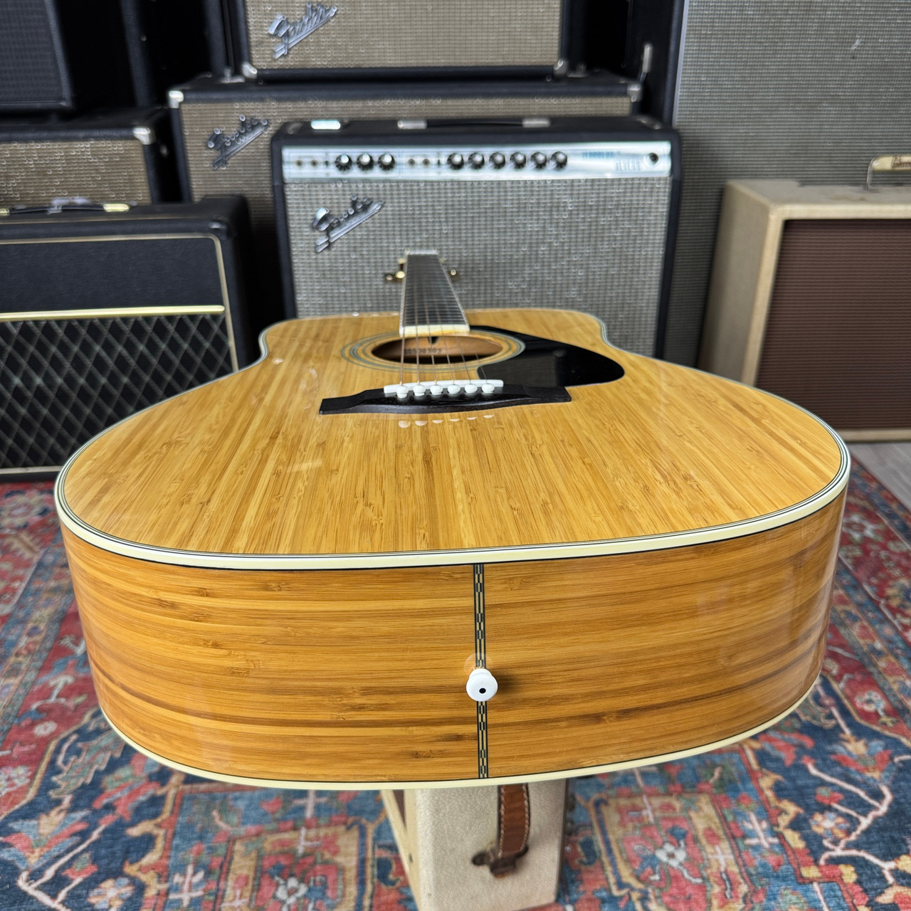 Yamaha FG B1N Bamboo Dreadnaught Acoustic - 1990