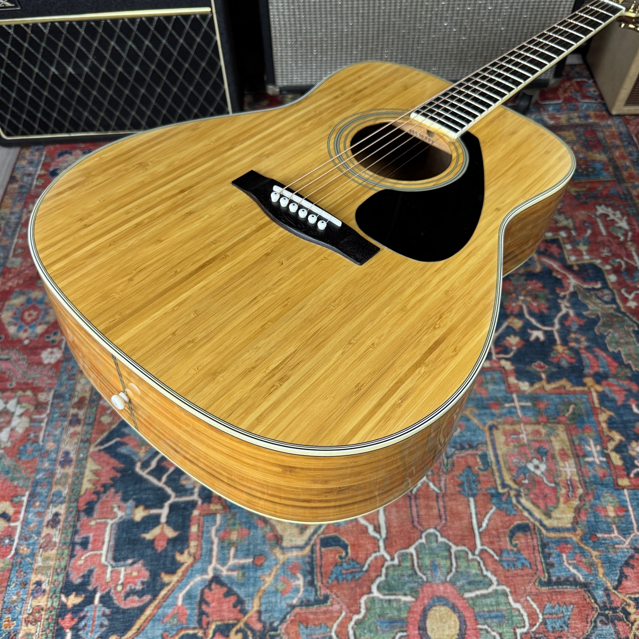 Yamaha FG B1N Bamboo Dreadnaught Acoustic - 1990