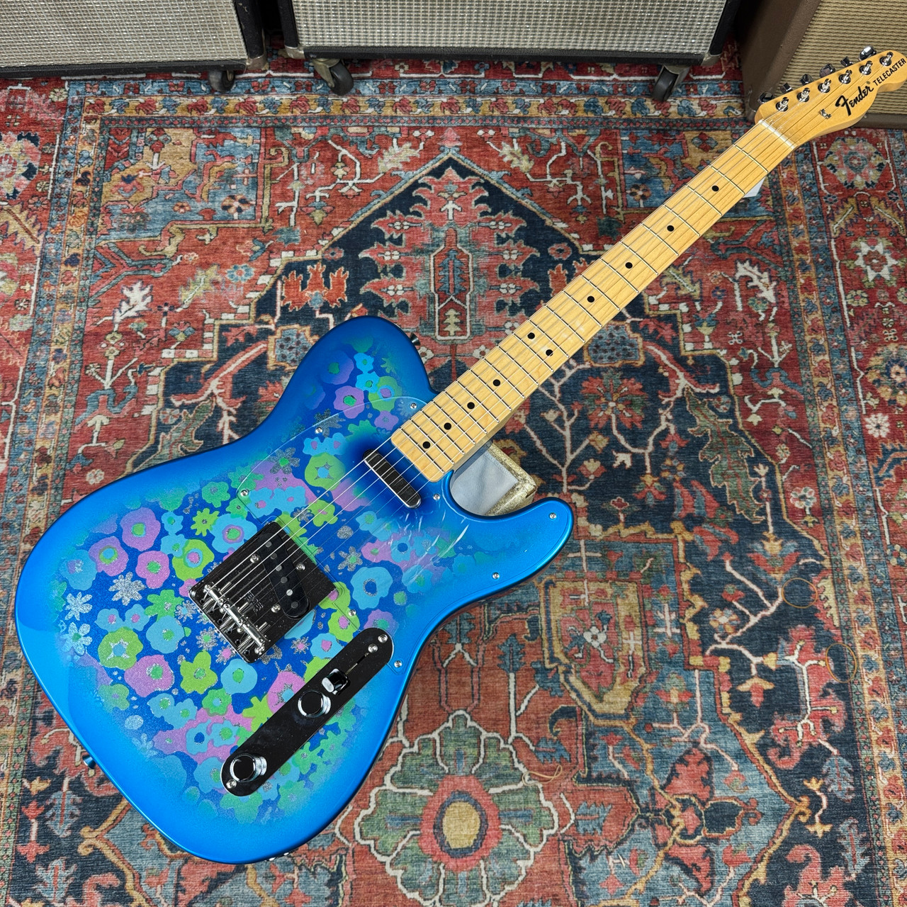 2025 Fender LTD Telecaster Blue Flower JP-24 - Excellent