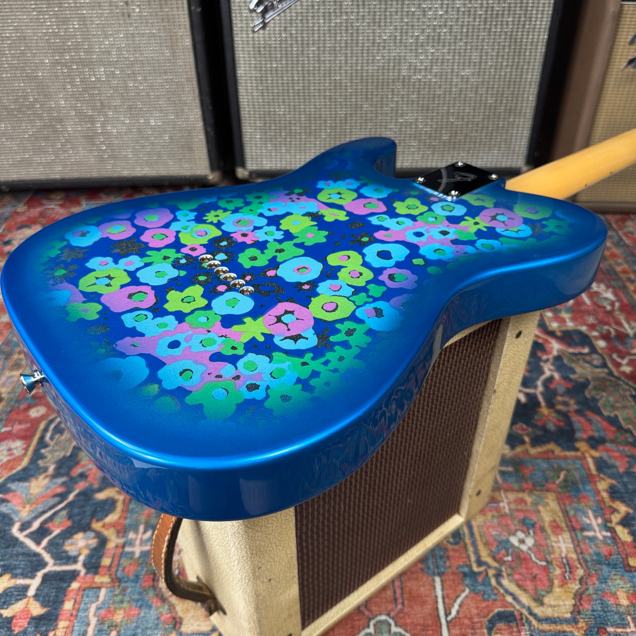 2025 Fender LTD Telecaster Blue Flower JP-24 - Excellent