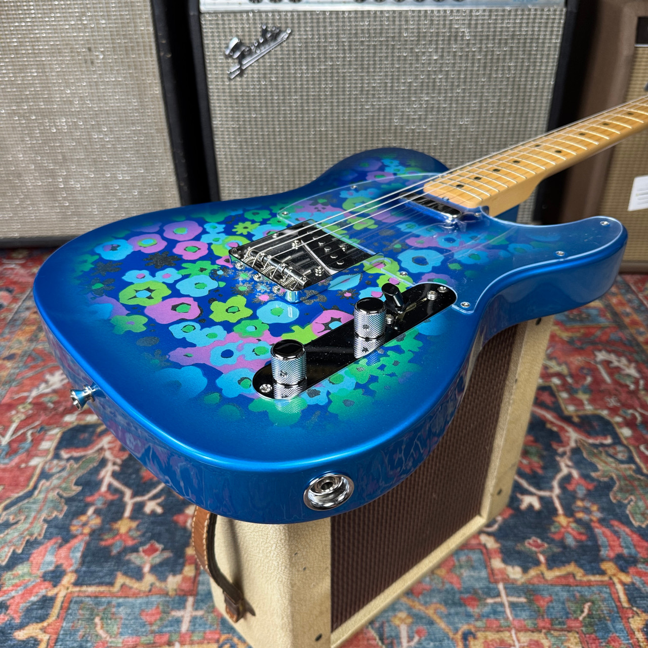2025 Fender LTD Telecaster Blue Flower JP-24 - Excellent