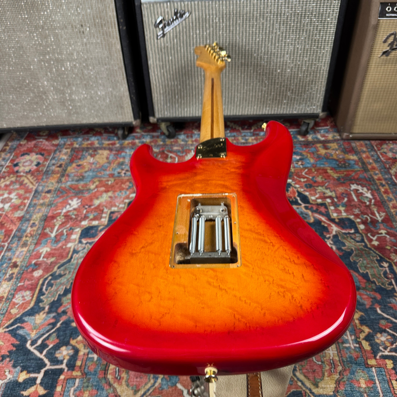 1989 Fender Pro Feel Stratocaster Model STR-75 w/Floyd Rose MIJ