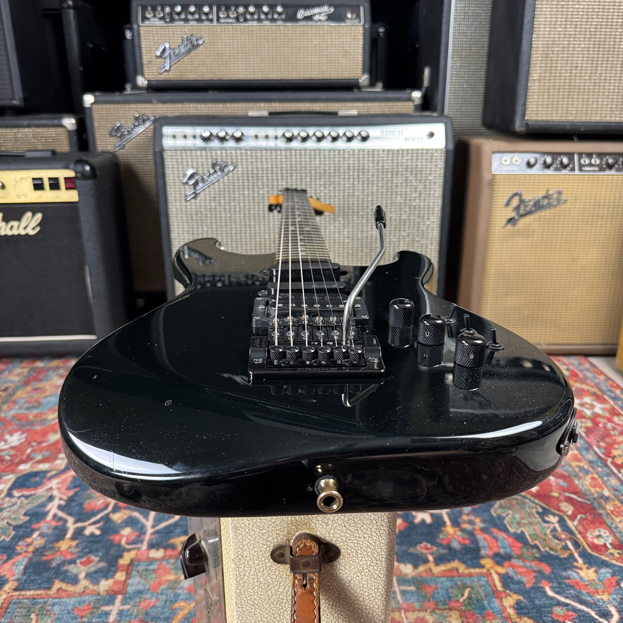 1986 Charvel Model 4 Super Strat by Jackson/Charvel - Black