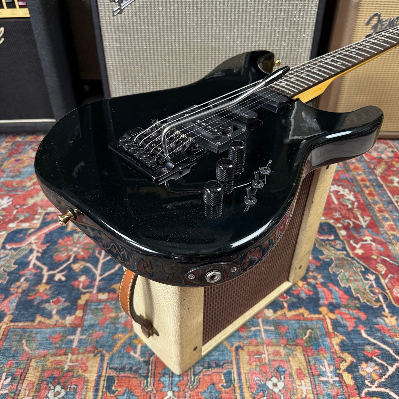 1986 Charvel Model 4 Super Strat by Jackson/Charvel - Black