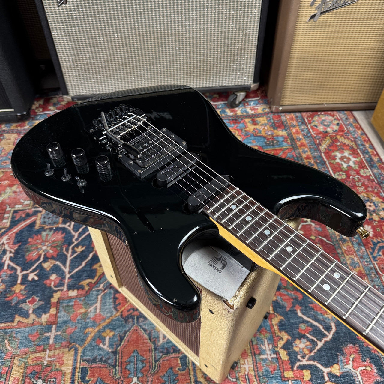 1986 Charvel Model 4 Super Strat by Jackson/Charvel - Black