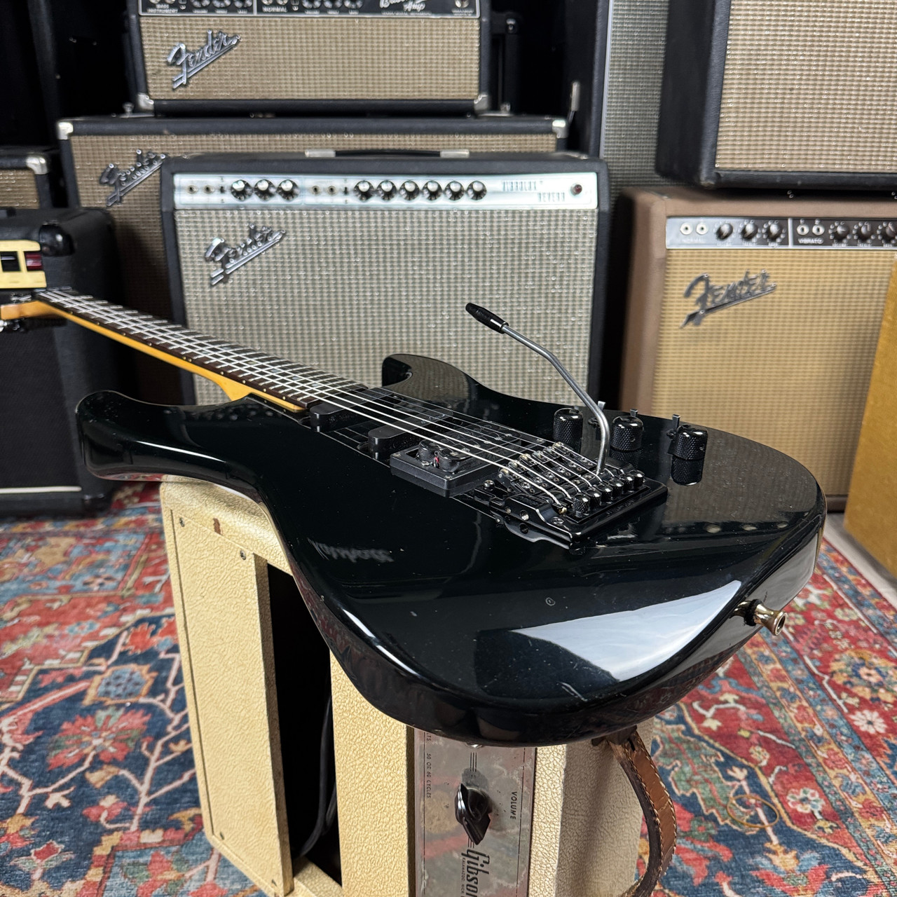 1986 Charvel Model 4 Super Strat by Jackson/Charvel - Black