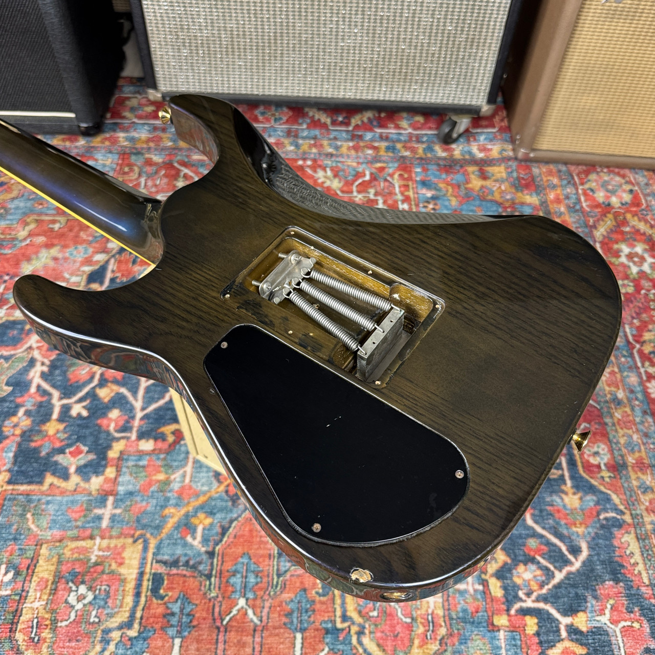 Grover Jackson Soloist SL.I-190 Transparent Metallic Blue Floyd - 1996 Grover Jackson Soloist SL.I-190 Transparent Metallic Blue Floyd - 1996