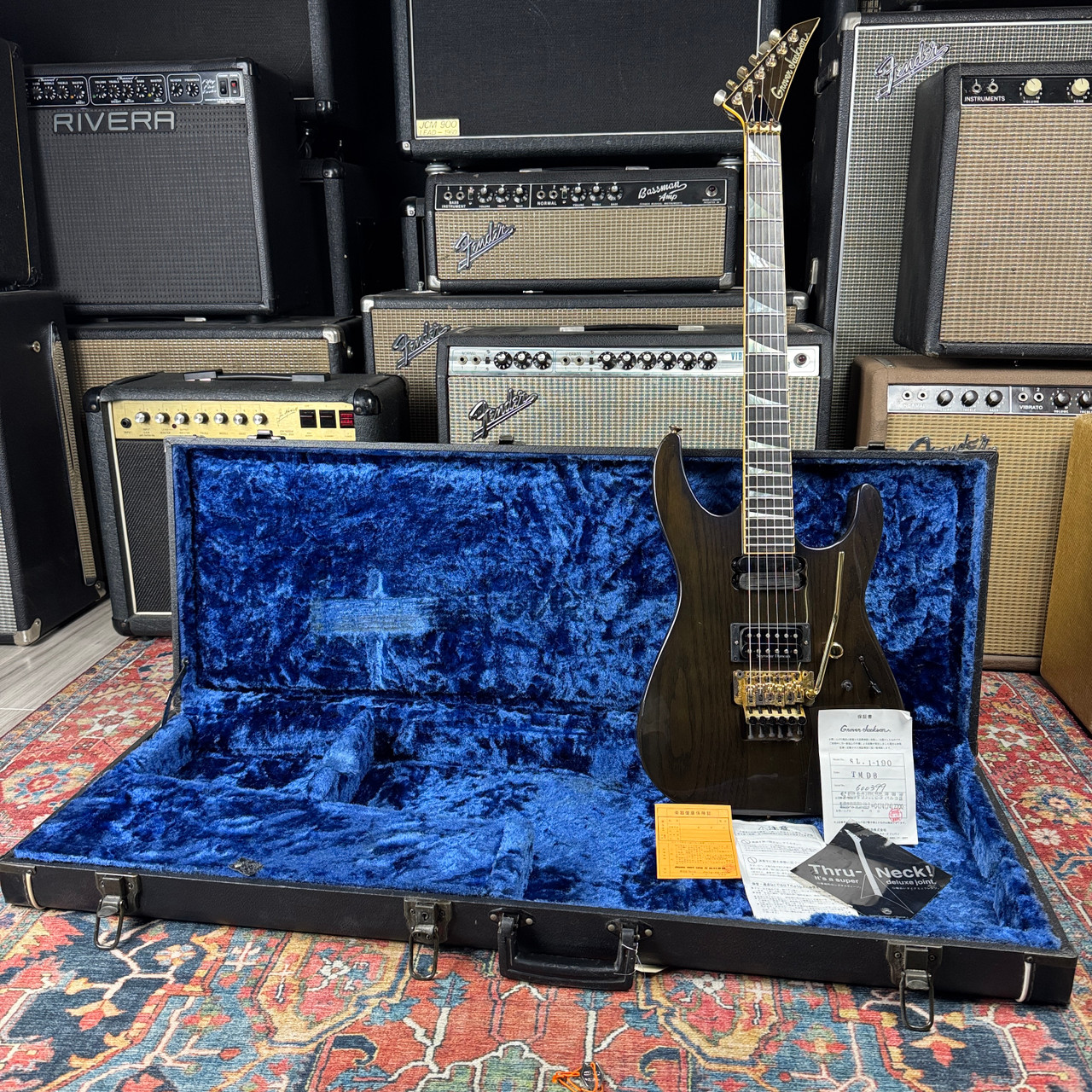 Grover Jackson Soloist SL.I-190 Transparent Metallic Blue Floyd - 1996