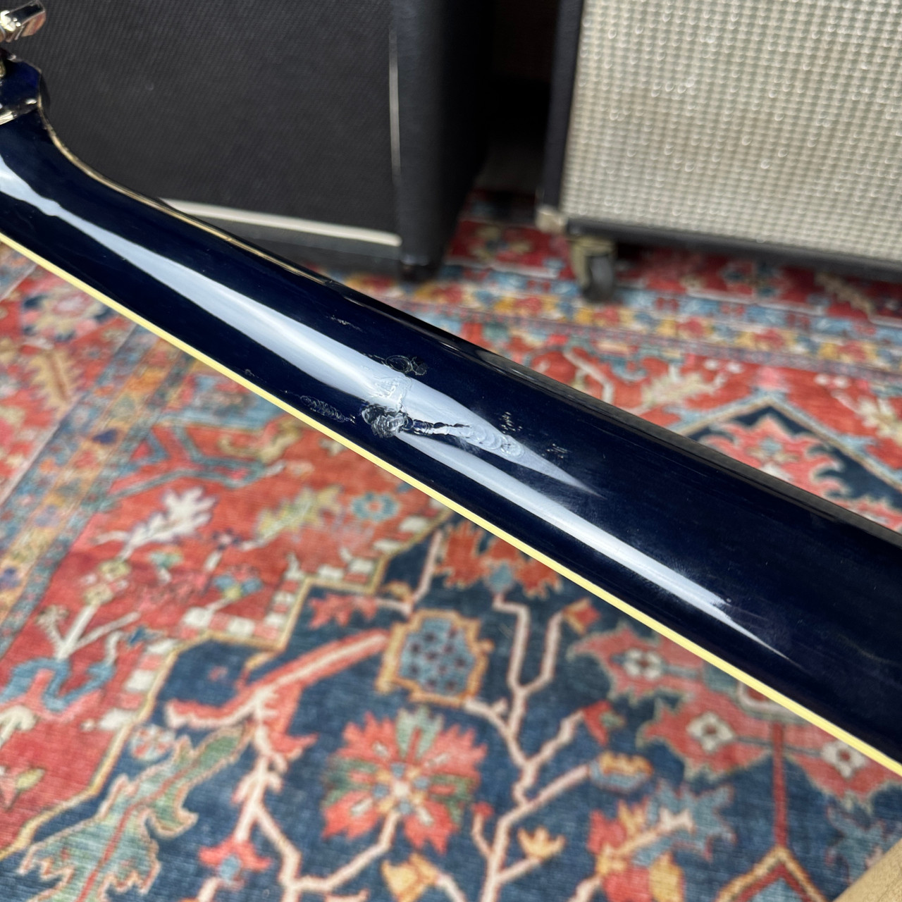 Greco Les Paul Custom Blue Flame Model EGC68- 700 Mint Collection