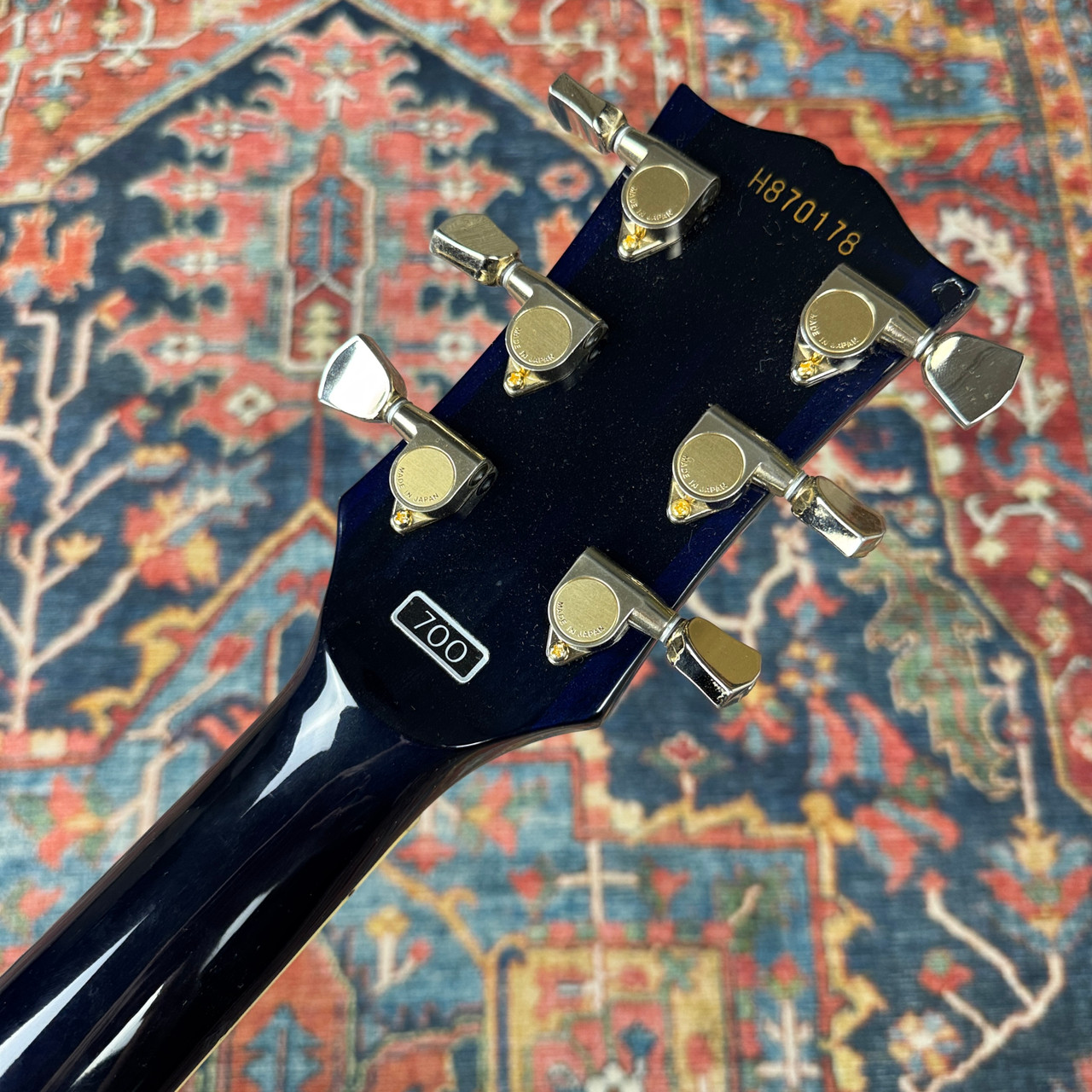 Greco Les Paul Custom Blue Flame Model EGC68- 700 Mint Collection