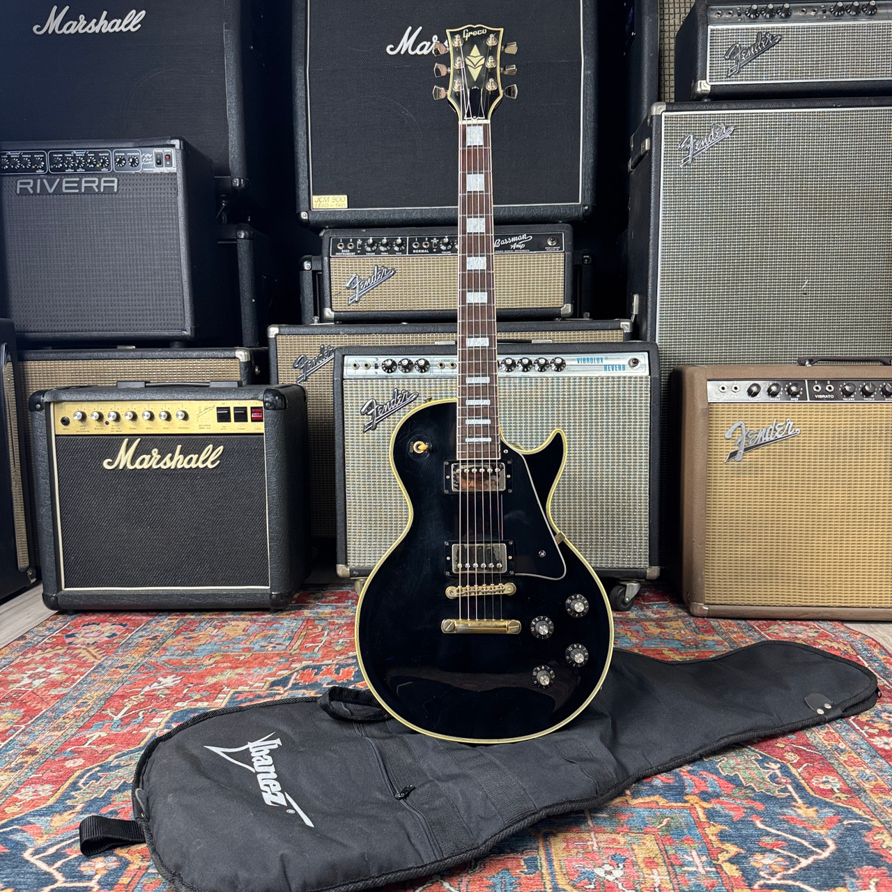 Greco Les Paul Custom Model EGC68-60 Mint Collection Black Beauty