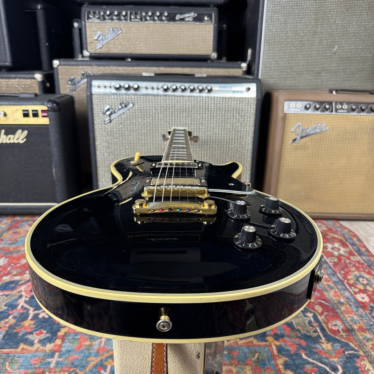 Greco Les Paul Custom Model EGC68-60 Mint Collection Black Beauty