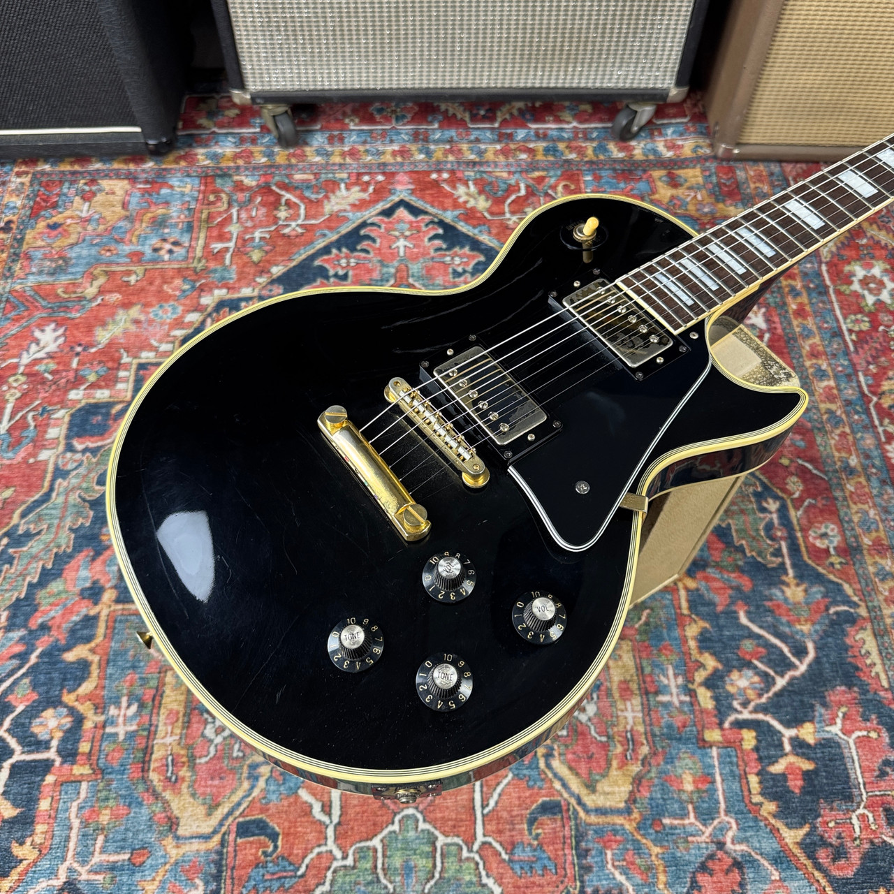 Greco Les Paul Custom Model EGC68-60 Mint Collection Black Beauty