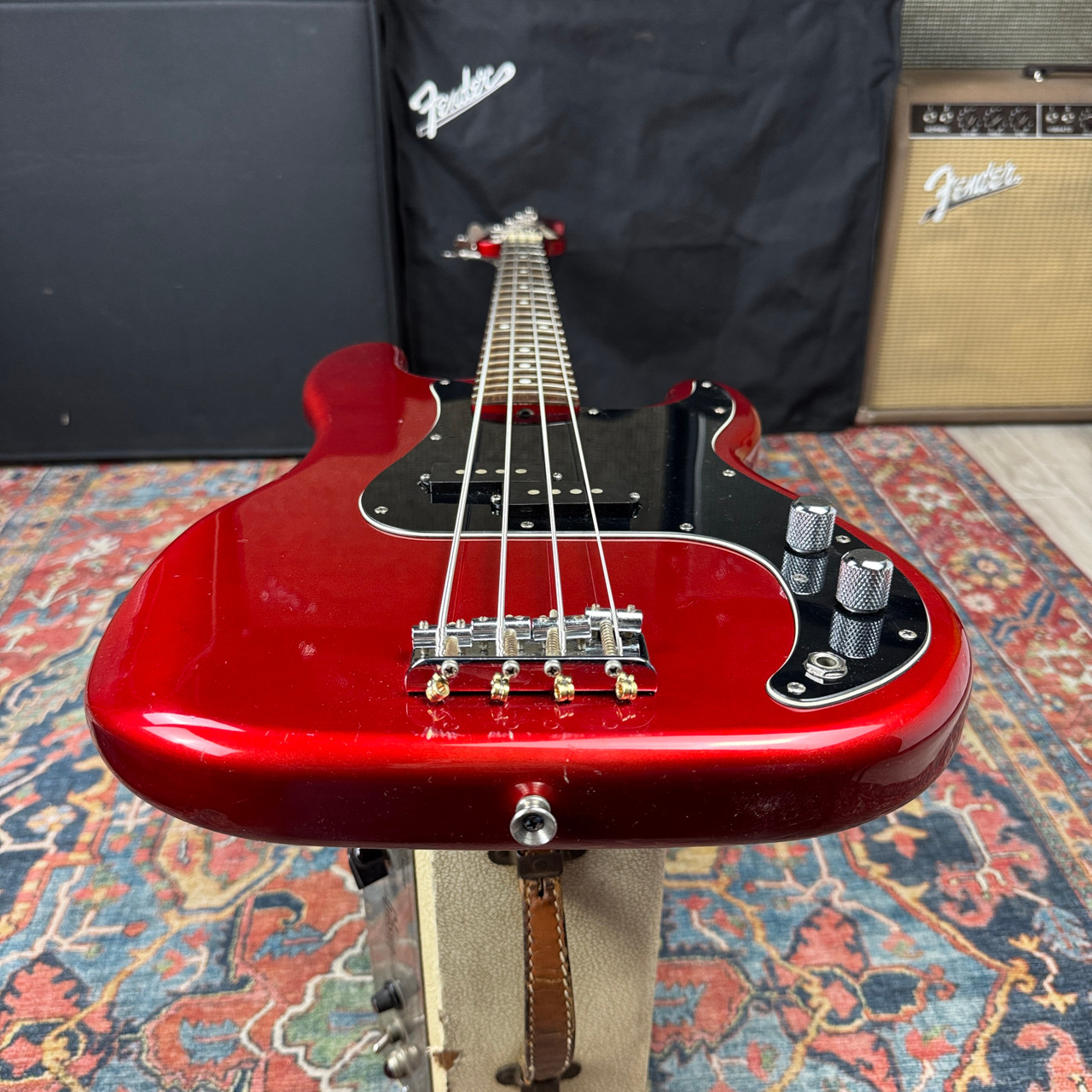 YAMAHA PB-400RA 赤 Yamaha PB400RA Pulsar Precision Bass Candy Apple Red - 1989