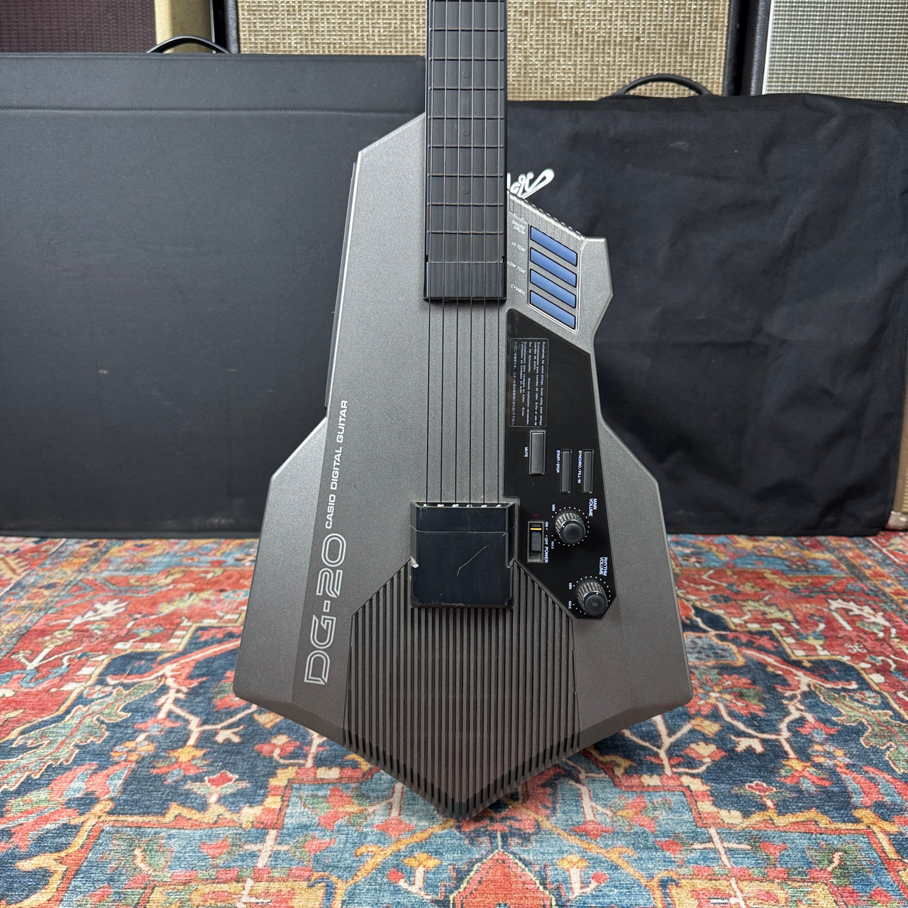 Casio DG-20 Digital MIDI Guitar Synthesizer Fully Operational - 1980s