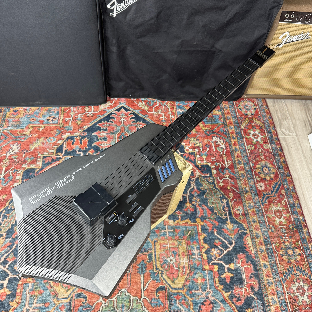 Casio DG-20 Digital MIDI Guitar Synthesizer Fully Operational - 1980s