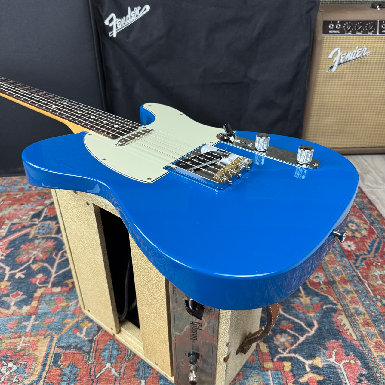 Fender Hybrid II Telecaster MIJ Forest Blue w/OGB - 2022