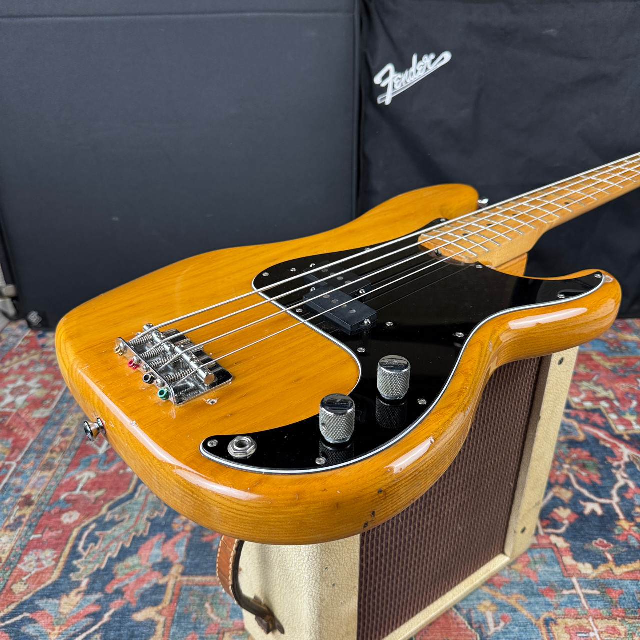 1978 Fender Precision Bass Natural Ash w/Hard Case