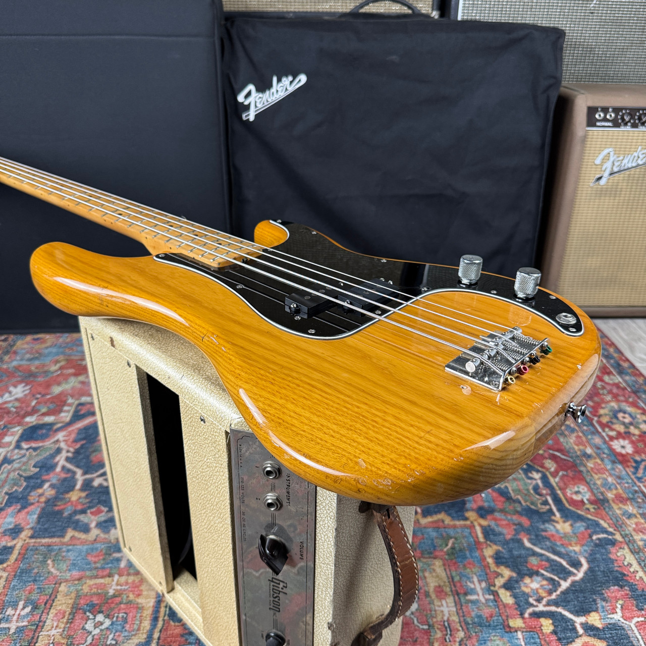 1978 Fender Precision Bass Natural Ash w/Hard Case