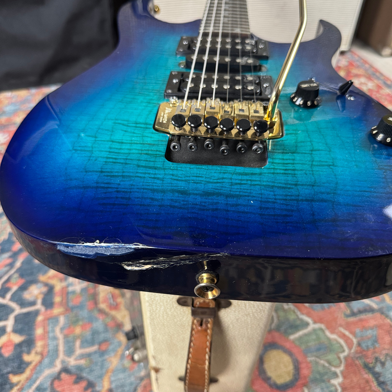Video* Ibanez RG370MS Super Strat HSH Gravure by Fujigen - 1994