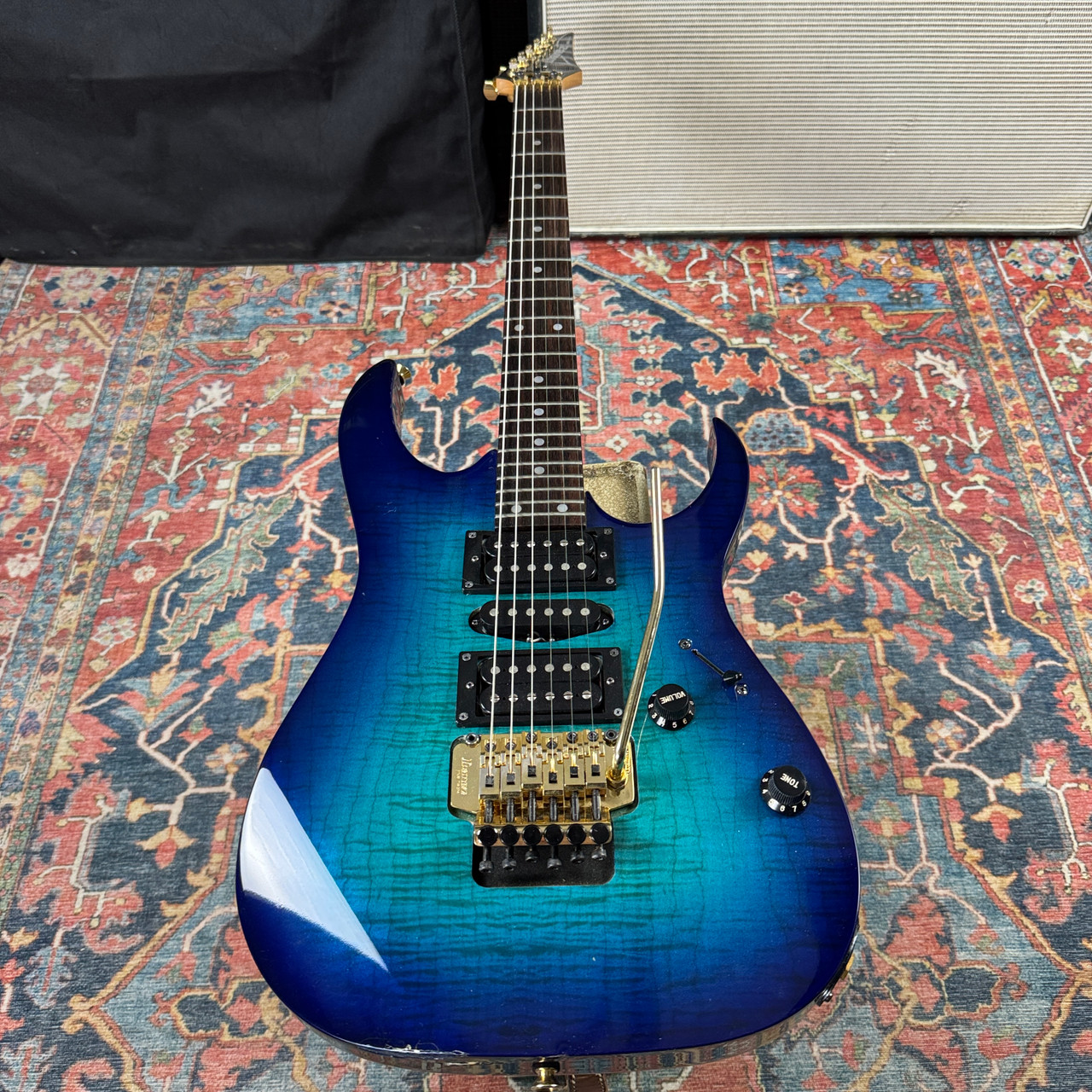Video* Ibanez RG370MS Super Strat HSH Gravure by Fujigen - 1994