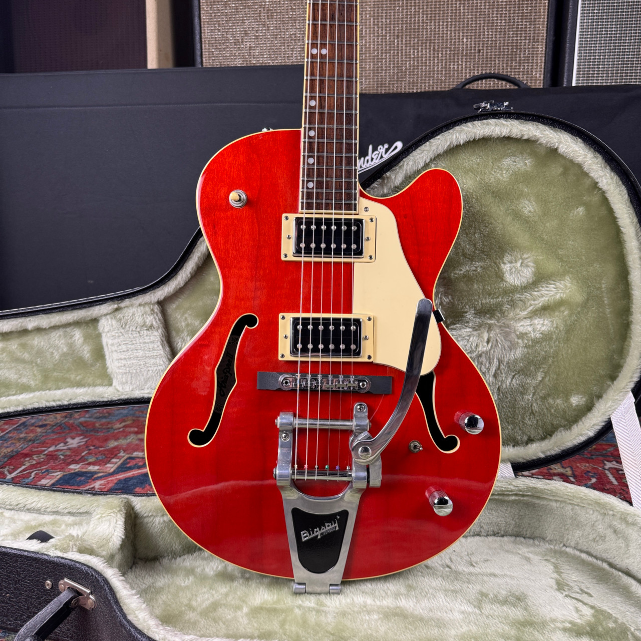 Aria Pro II Semi Hollow Electric w/Bigsby Model FA75 - 2006
