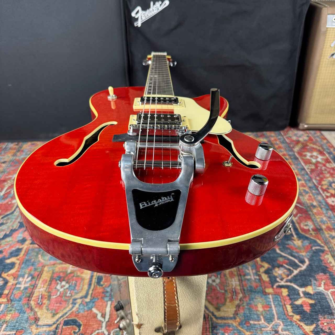 Aria Pro II Semi Hollow Electric w/Bigsby Model FA75 - 2006