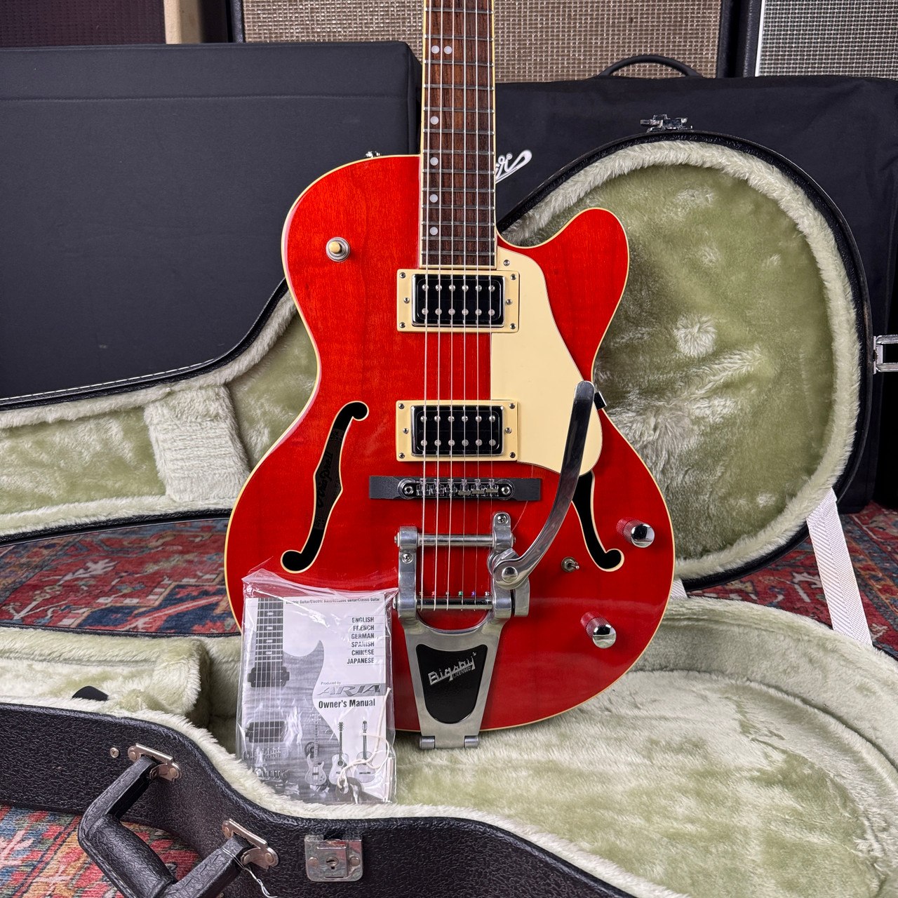 Aria Pro II Semi Hollow Electric w/Bigsby Model FA75 - 2006