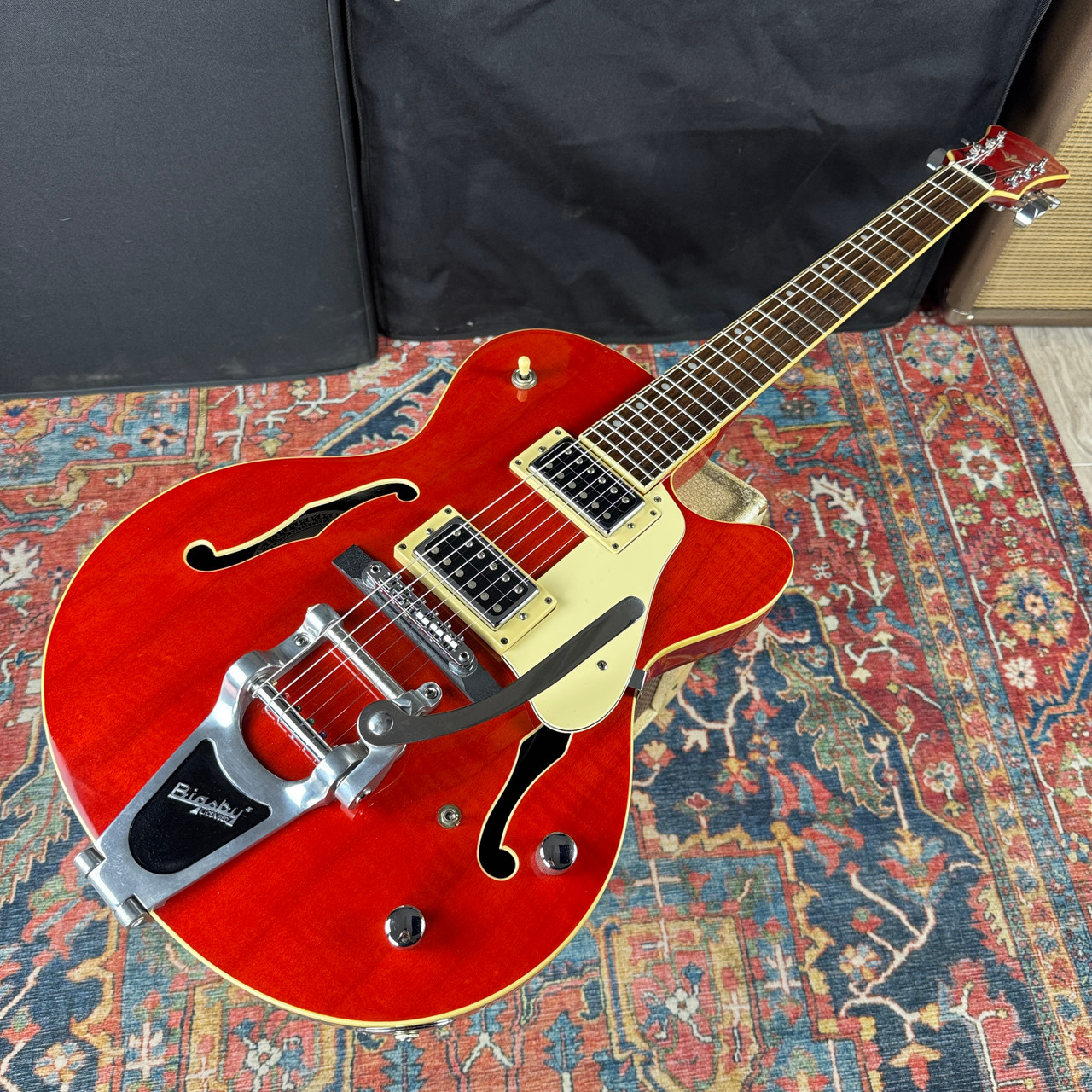 Aria Pro II Semi Hollow Electric w/Bigsby Model FA75 - 2006