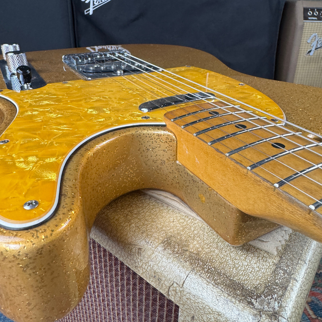 Gold Sparkle Telecaster/Partscaster Fender, Tokai - 1994