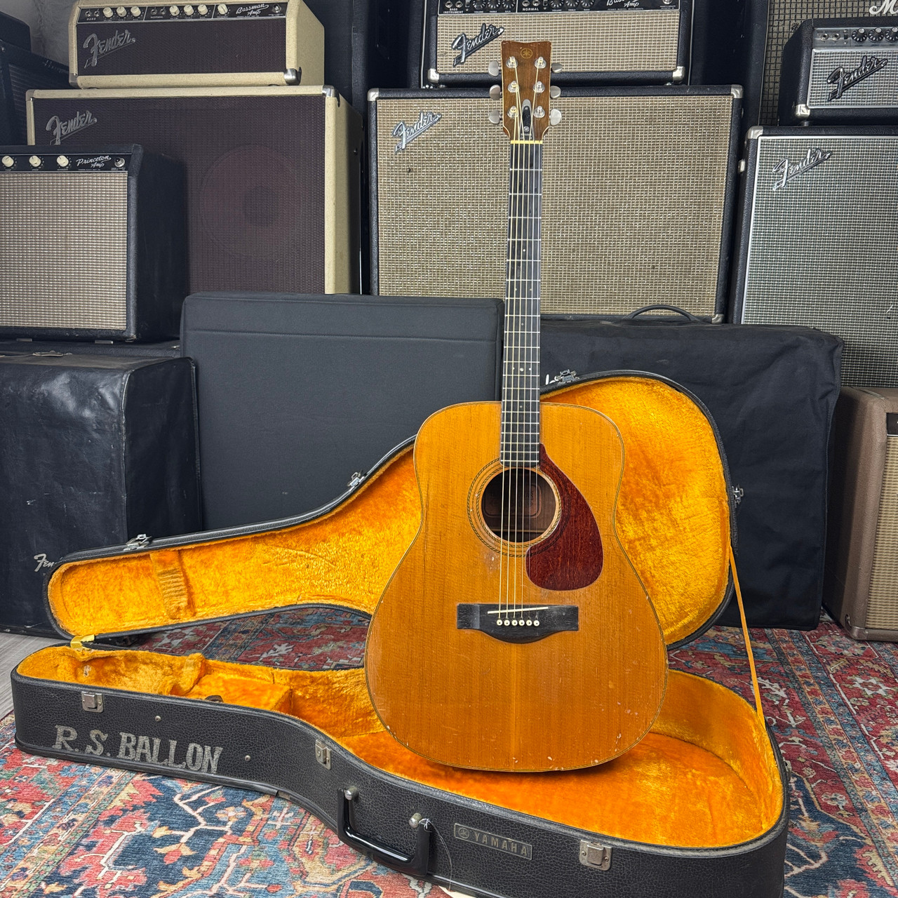 Video* Yamaha Red Label FG500 Dreadnought Solid Spruce Top MIJ