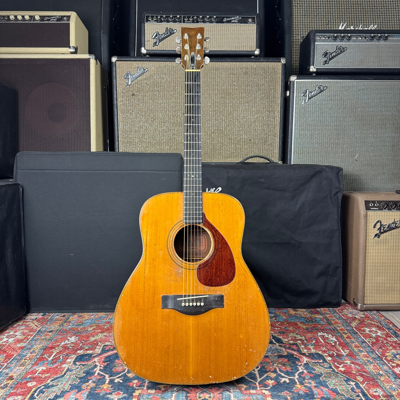Video* Yamaha Red Label FG500 Dreadnought Solid Spruce Top MIJ