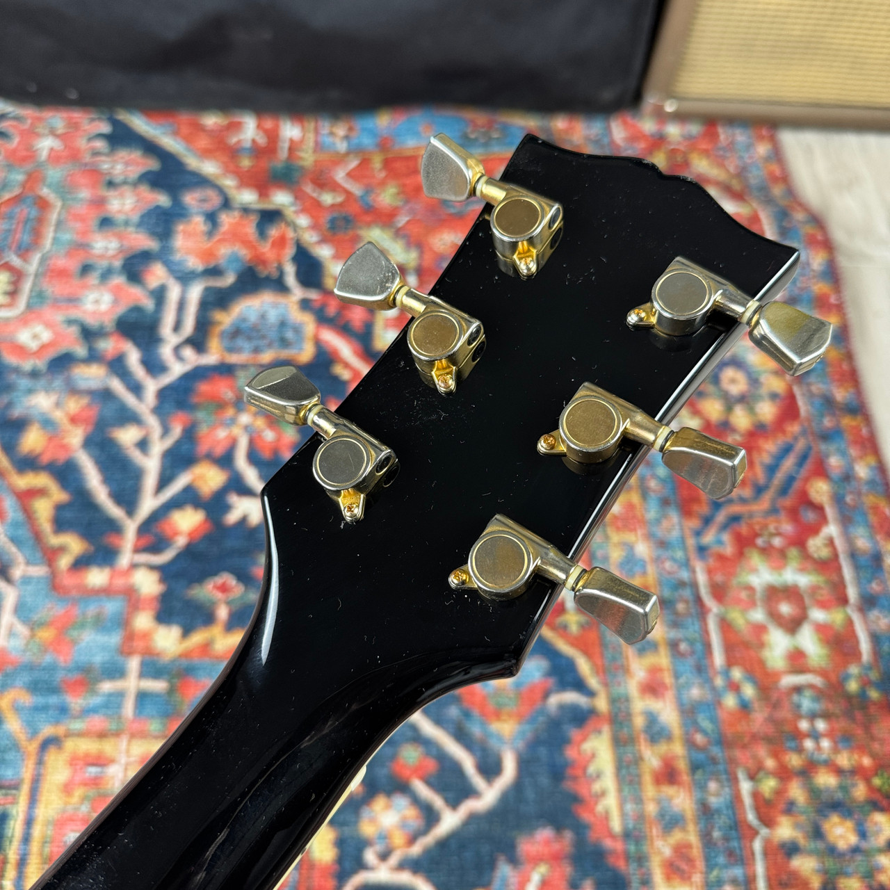 Video* Fernandes/Burny RLC-55 Les Paul Custom Black - 1998