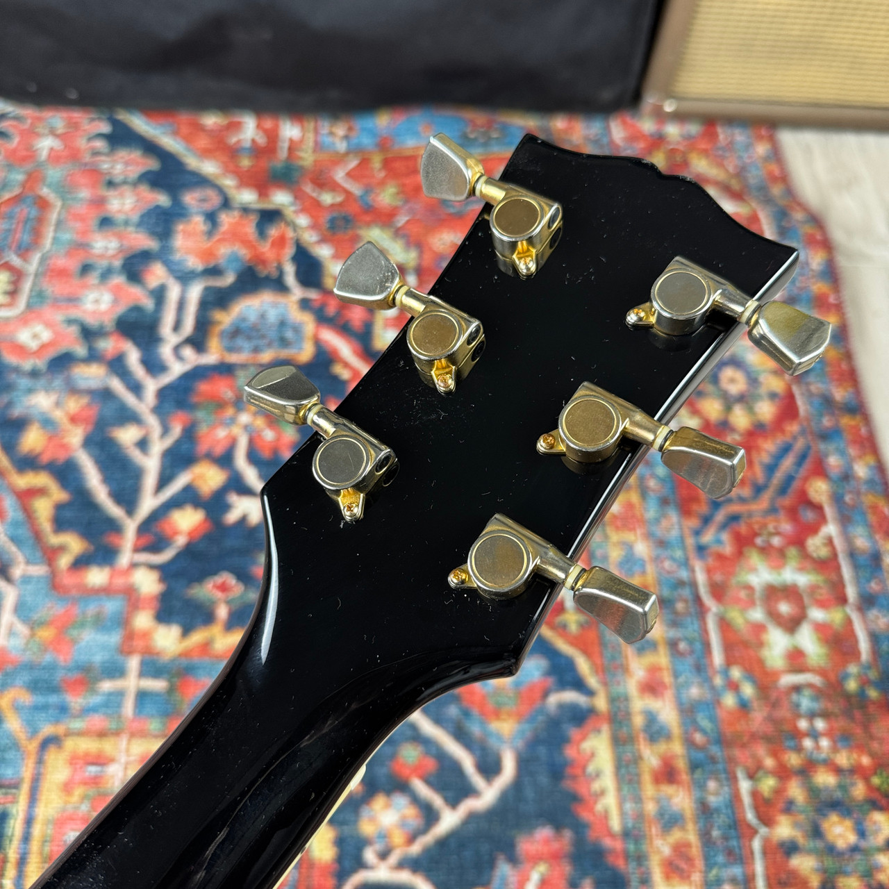 Video* Fernandes/Burny RLC-55 Les Paul Custom Black - 1998