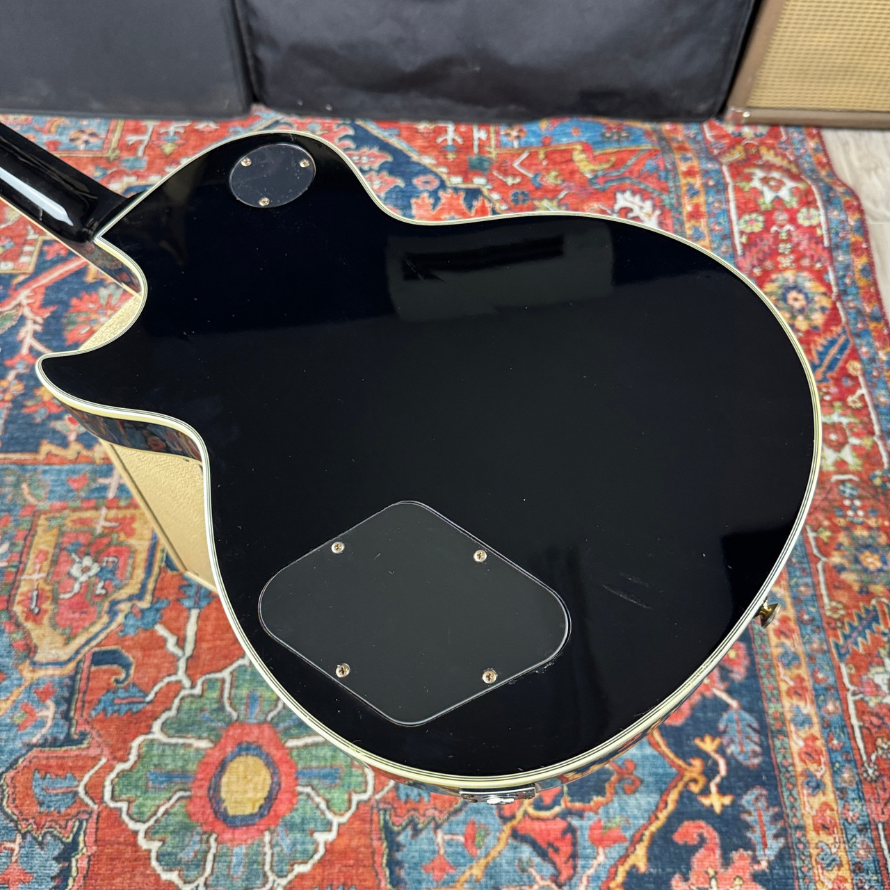 Video* Fernandes/Burny RLC-55 Les Paul Custom Black - 1998