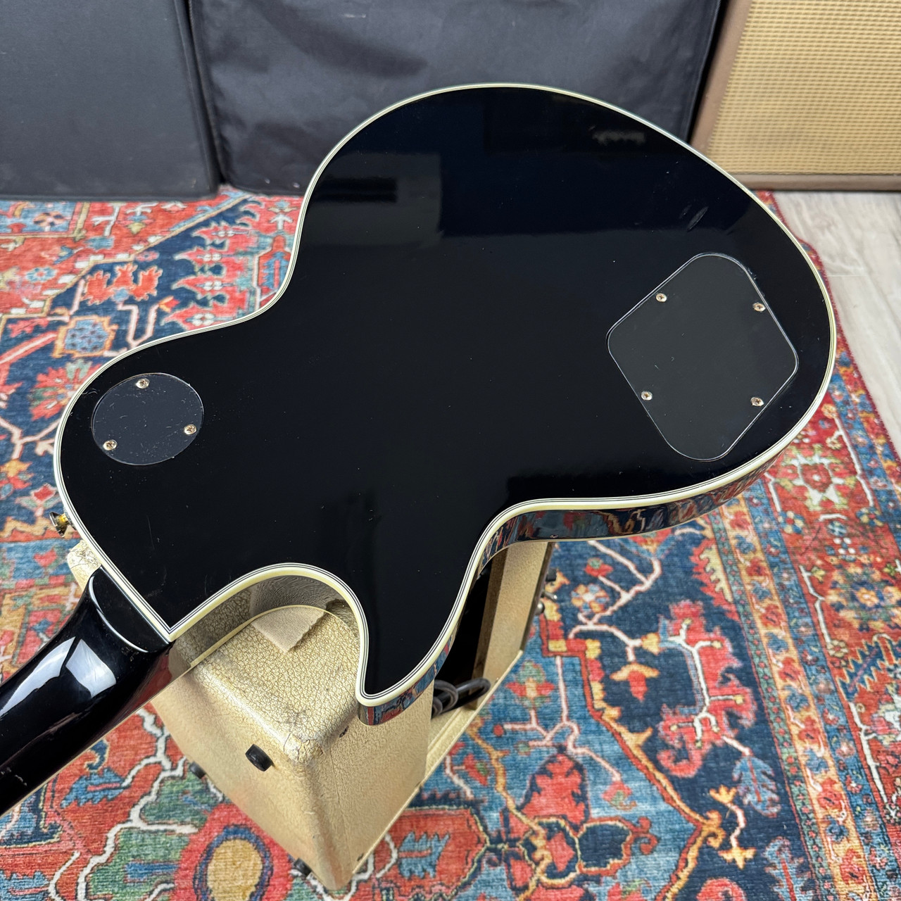 Fernandes/Burny RLC-55 Les Paul Custom Black - 1998