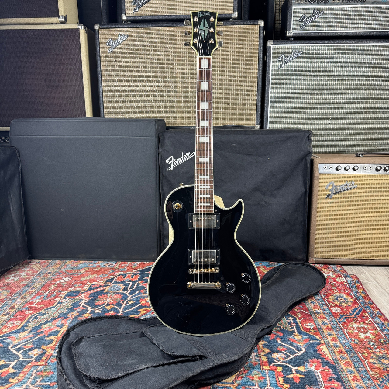 Video* Fernandes/Burny RLC-55 Les Paul Custom Black - 1998