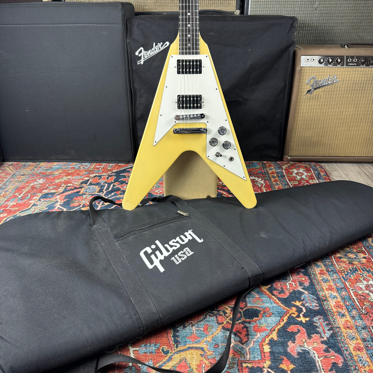 Gibson Flying V '67 Vintage Reissue Classic White - 1999