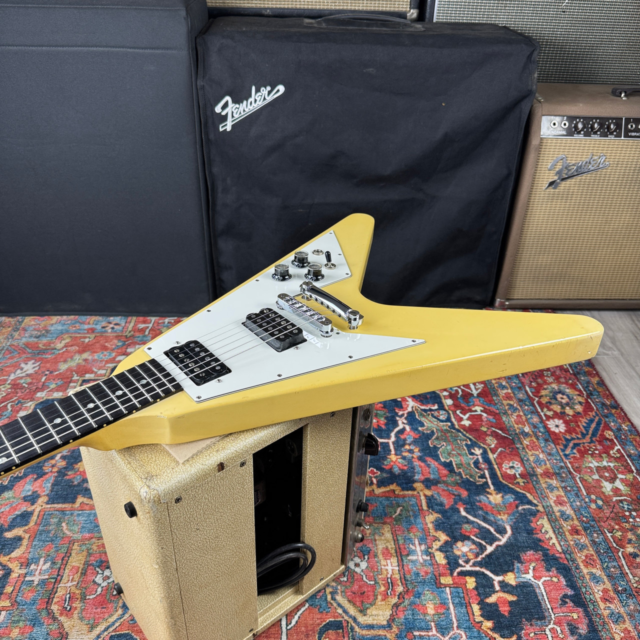 Gibson Flying V '67 Vintage Reissue Classic White - 1999