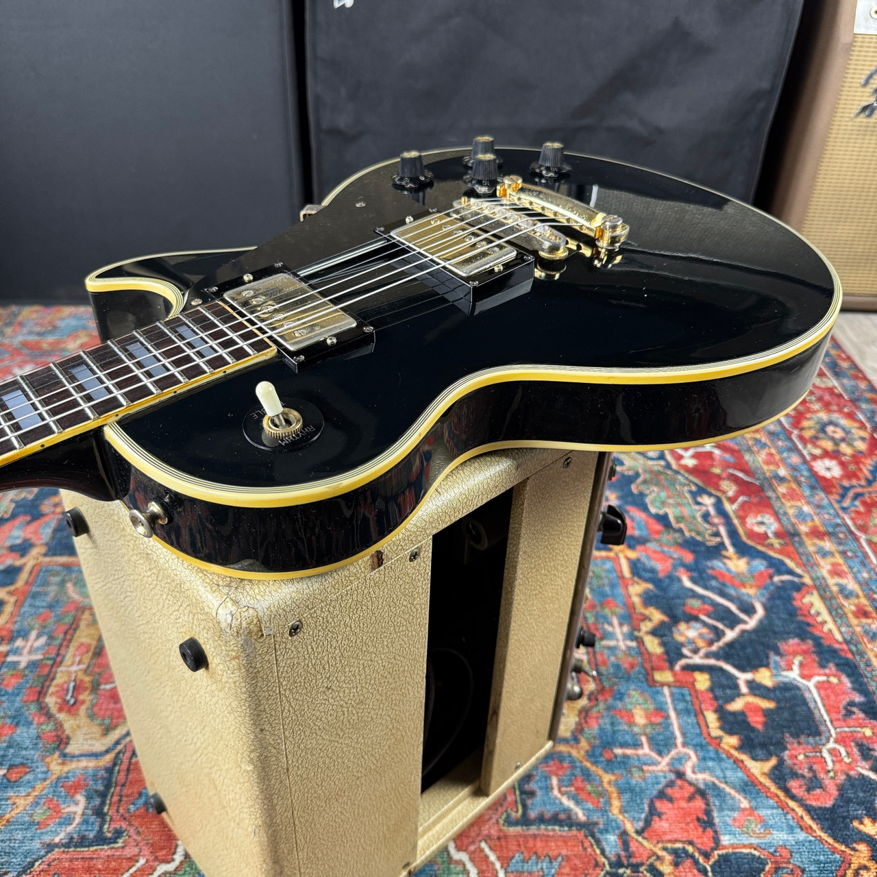 Greco Les Paul Custom Model EG800CB w/PU-2 A-5 Pickups -1978