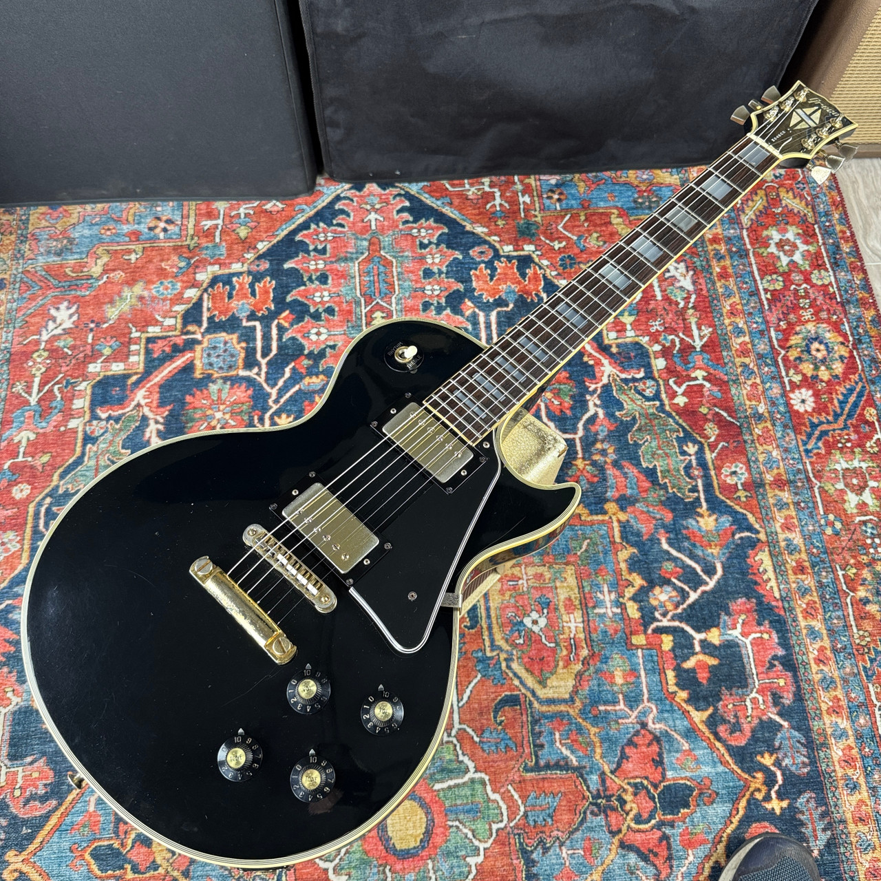 Greco Les Paul Custom Model EG800CB w/PU-2 A-5 Pickups -1978