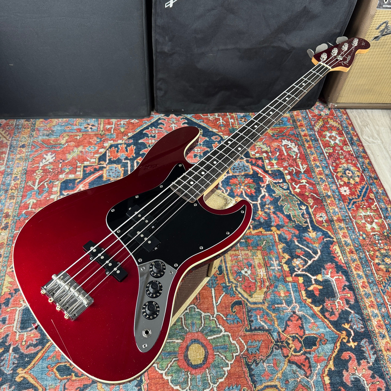 Fender Aerodyne Jazz Bass Model AJB Candy Apple Red MIJ - 2010
