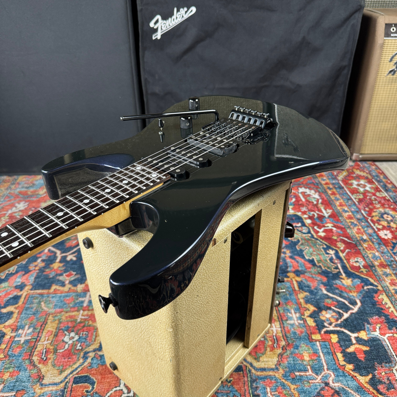 Charvel CDS-055-HH Superstrat MIJ Japan 1993 - Rare Gunmetal Blue