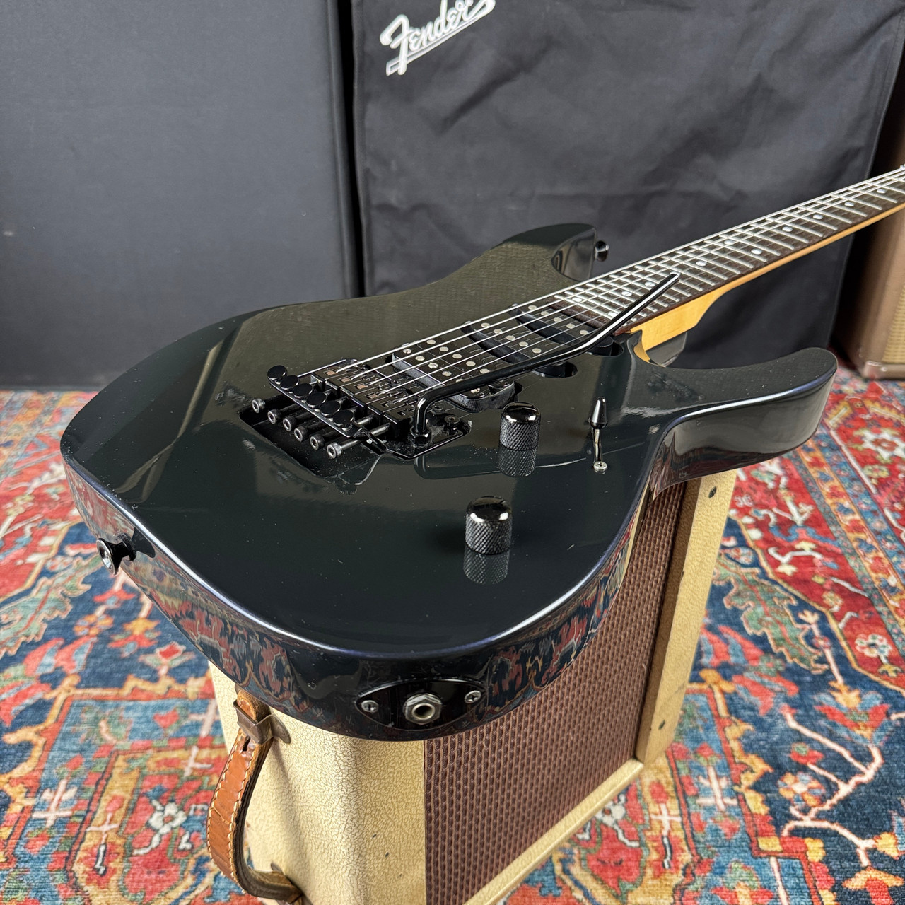 Charvel CDS-055-HH Superstrat MIJ Japan 1993 - Rare Gunmetal Blue