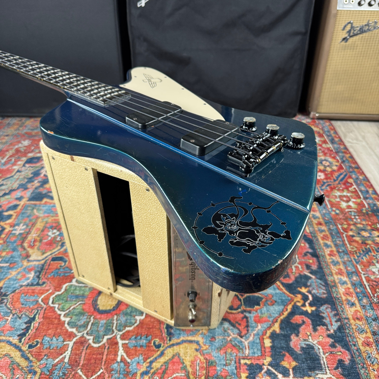 Gibson Thunderbird IV Pelham Blue *Rare Color* Neck Through w/OHSC