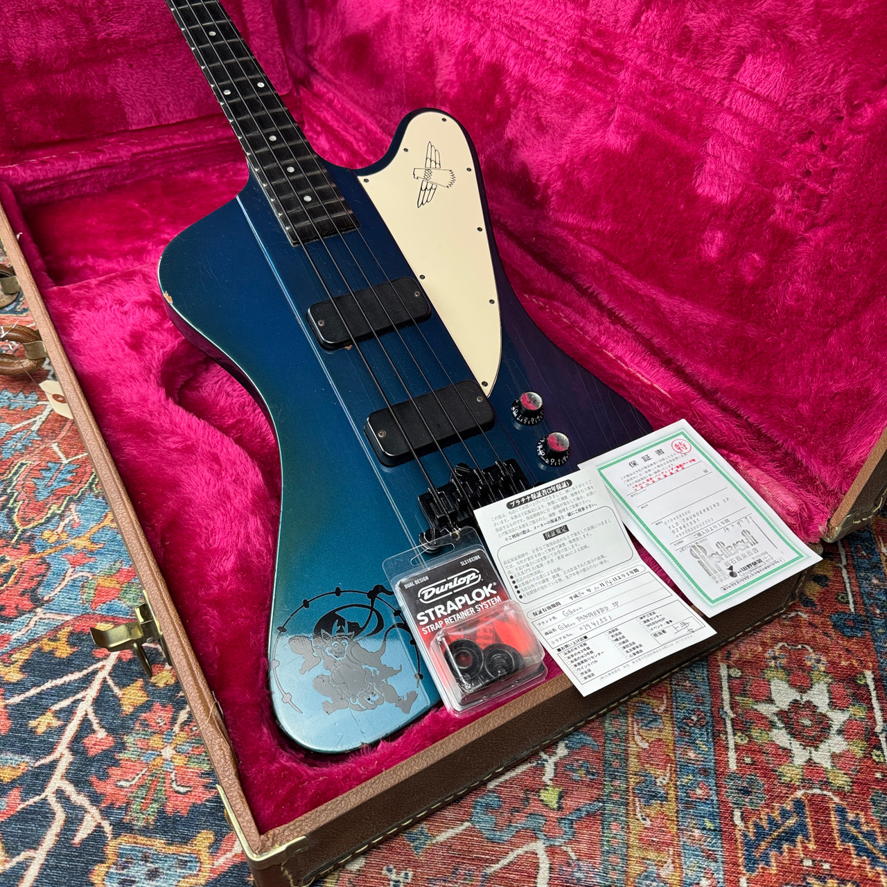 Gibson Thunderbird IV Pelham Blue *Rare Color* Neck Through w/OHSC