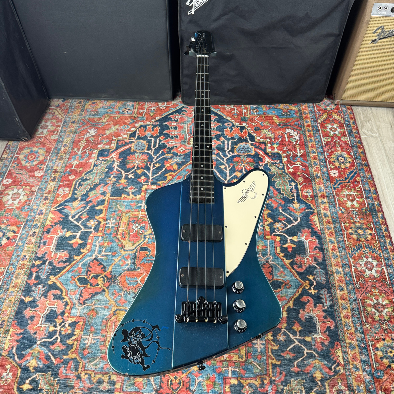 Gibson Thunderbird IV Pelham Blue *Rare Color* Neck Through w/OHSC