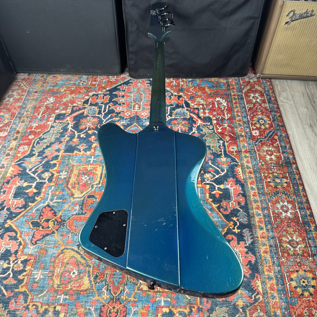 Gibson Thunderbird IV Pelham Blue *Rare Color* Neck Through w/OHSC