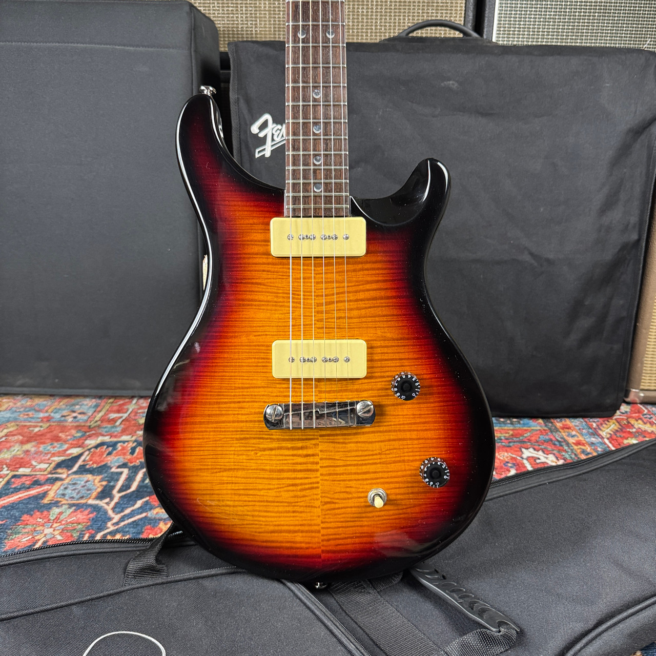 PRS Soapbar II Double Cut SE Flame Maple 3 Tone Sunburst - 2007