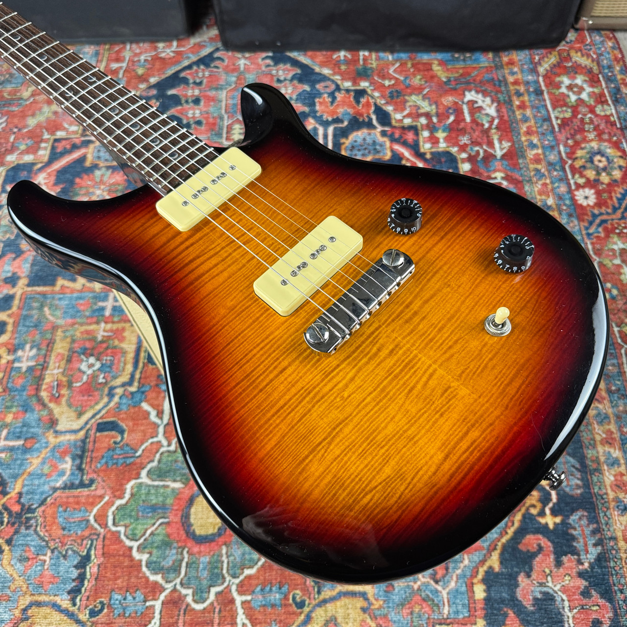 PRS Soapbar II Double Cut SE Flame Maple 3 Tone Sunburst - 2007